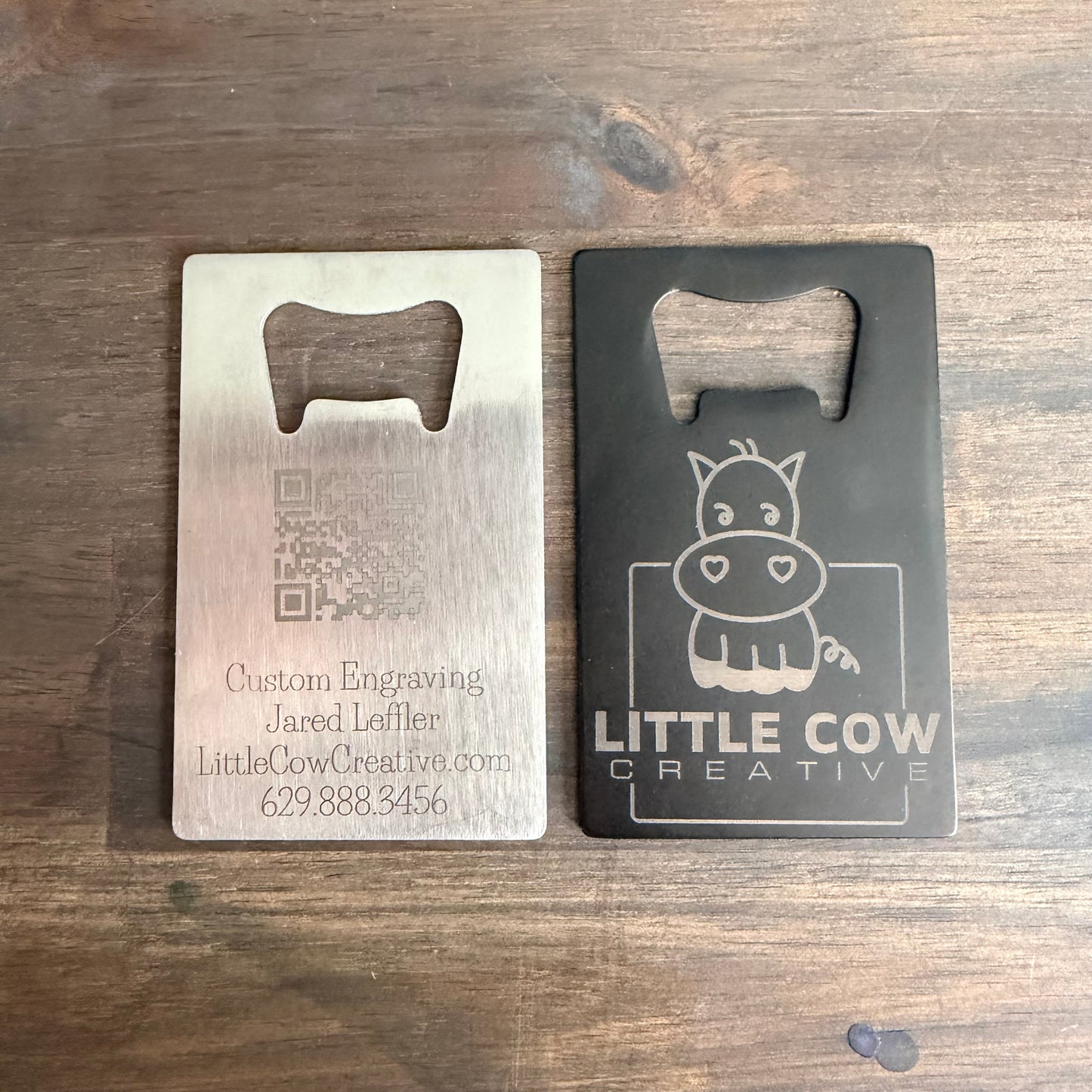 Custom Engraved Credit Card Bottle Opener