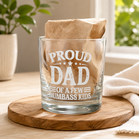 Father's Day Whiskey Glass