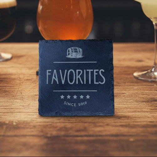 Personalized Slate Coasters