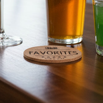 Personalized Cork Coasters