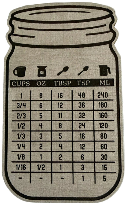 Kitchen Conversion Chart Magnet