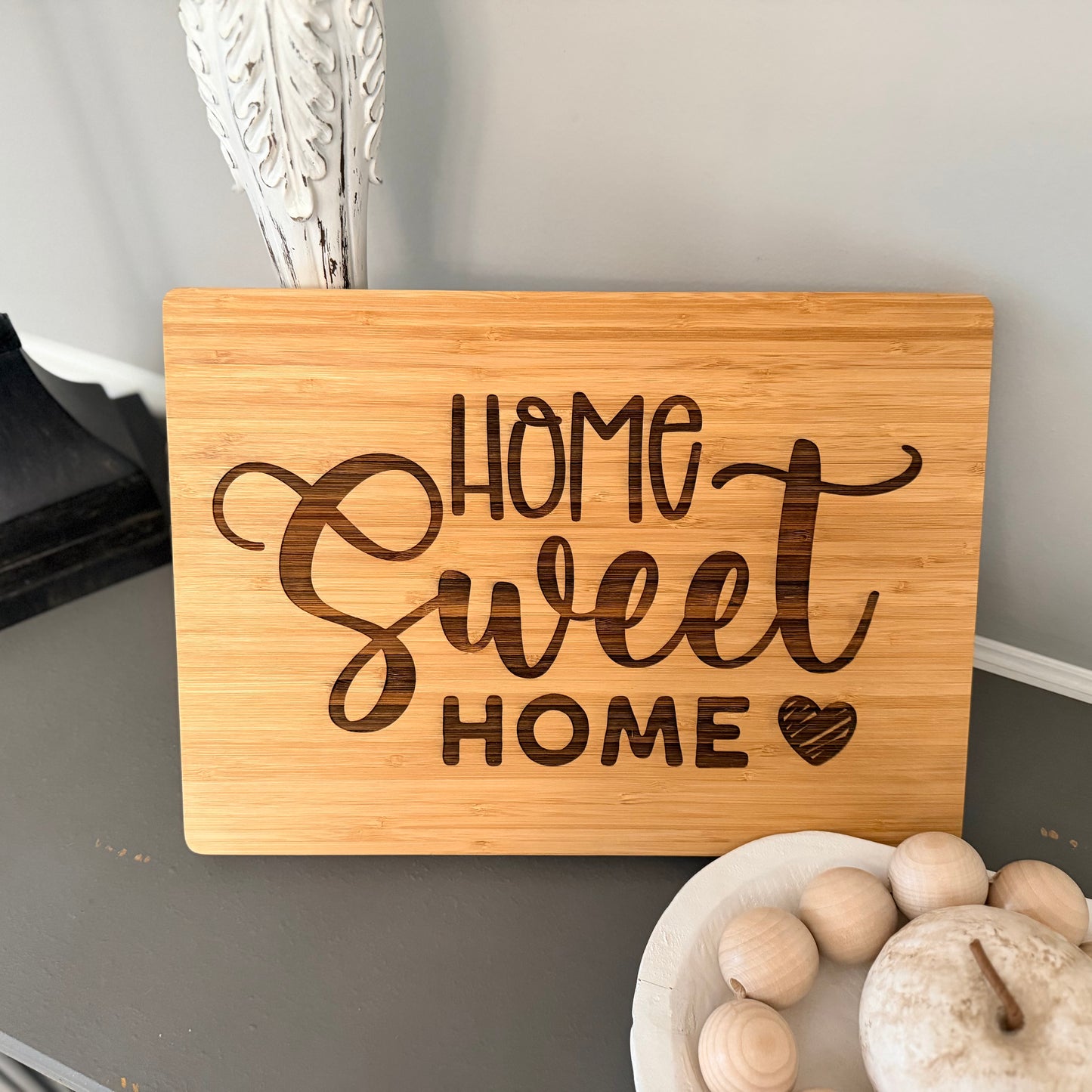 Engraved Cutting Board – “Home Sweet Home”
