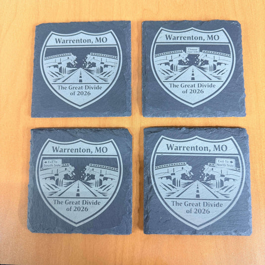 Warrenton Bridge Slate Coaster Collection