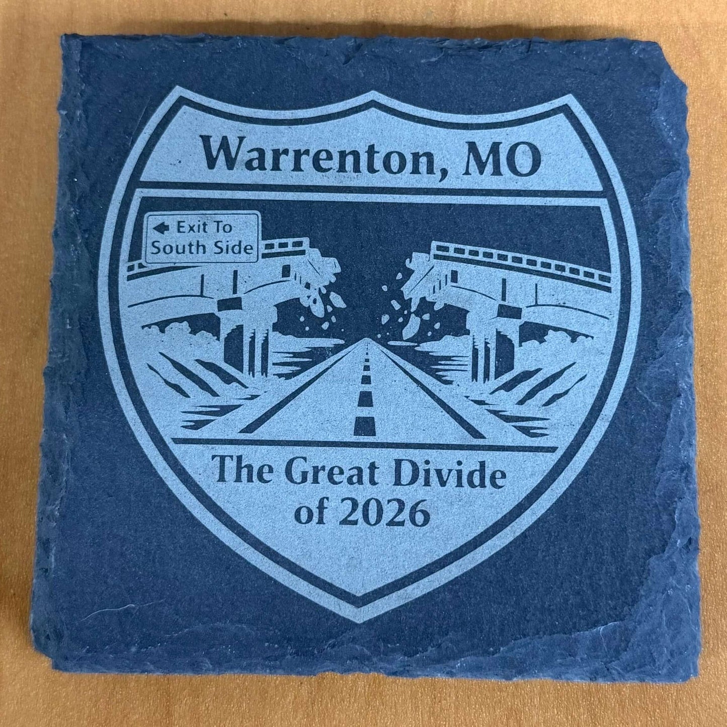 Warrenton Bridge Slate Coaster Collection