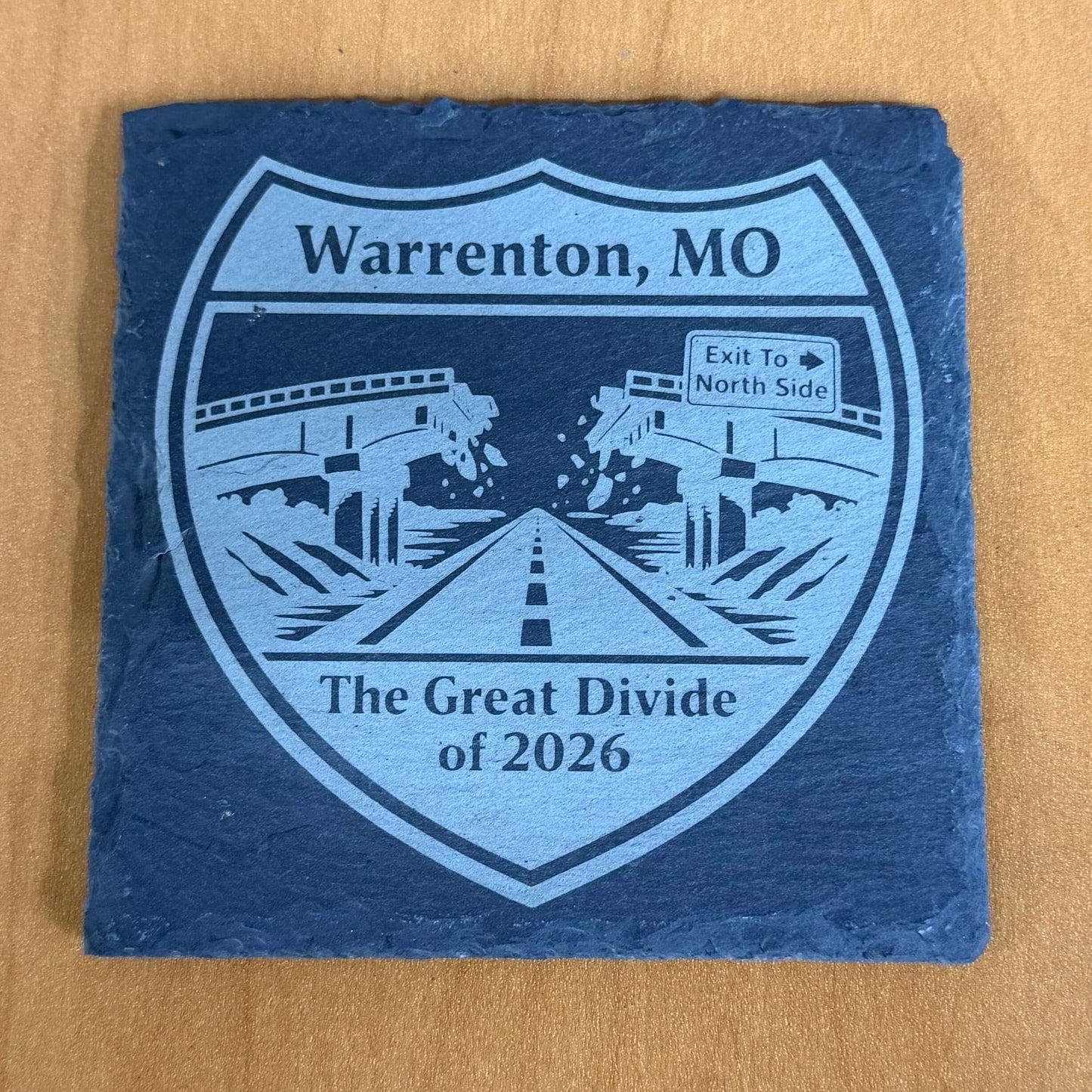 Warrenton Bridge Slate Coaster Collection