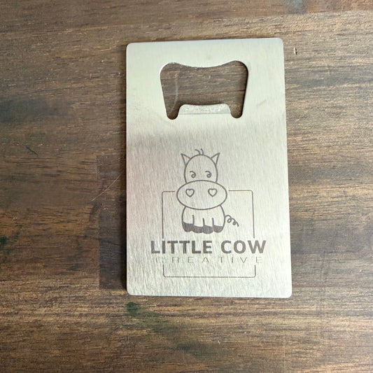 Custom Engraved Credit Card Bottle Opener