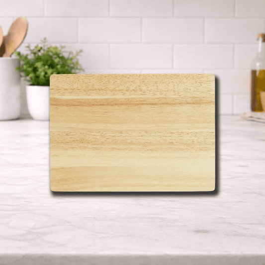 Rubberwood Cutting Board Blank - For Crafting